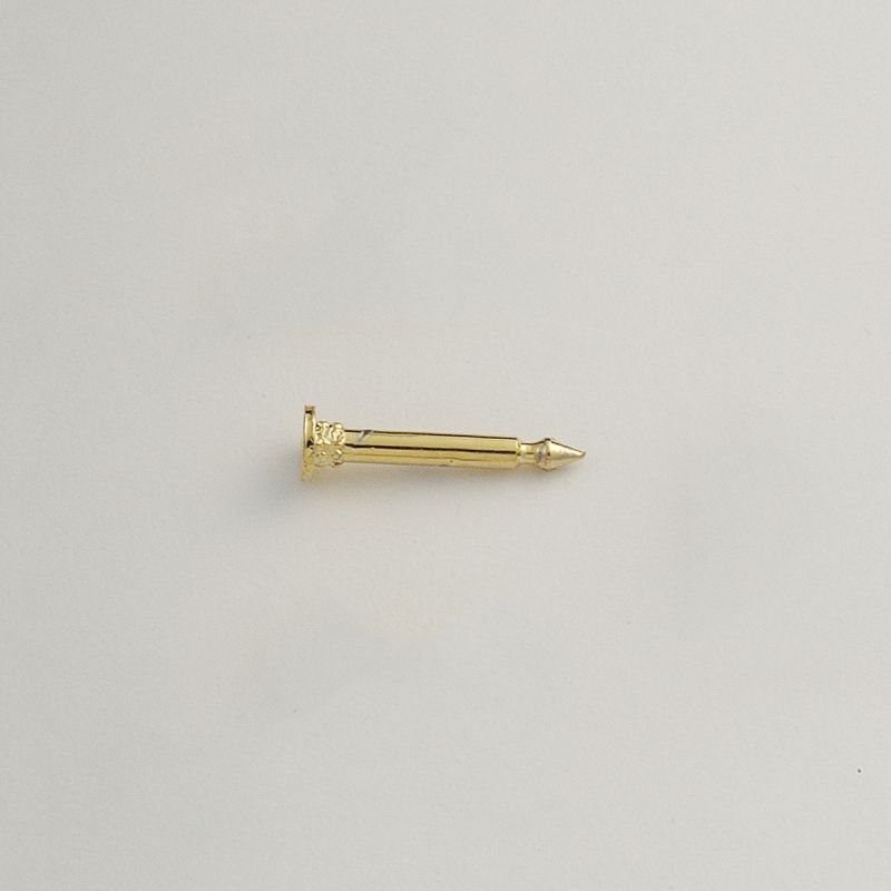 Poste de aleación níquelplata para pin 1x11mm