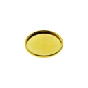 Base redonda exterior Ø29mm, interior Ø25mm para piedra Ø25mm
