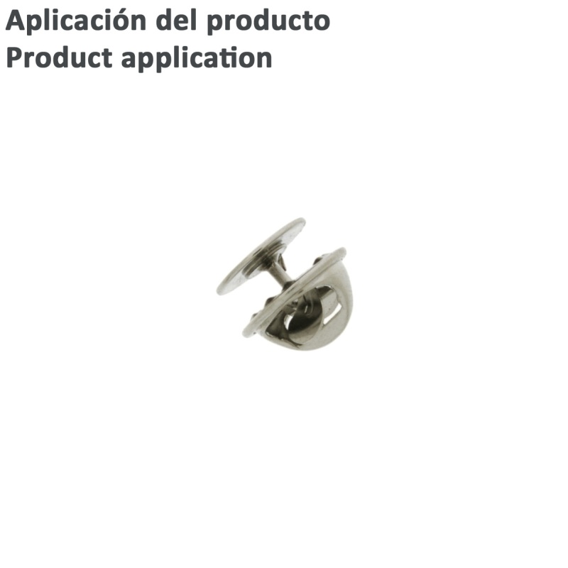 Base para pin con disco Ø 10mm