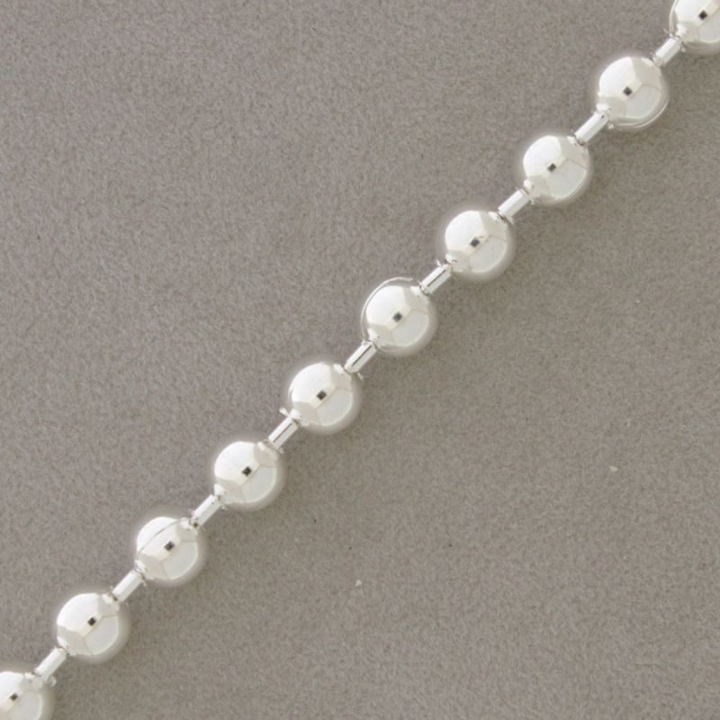 Ball brass chain width Ø 6mm