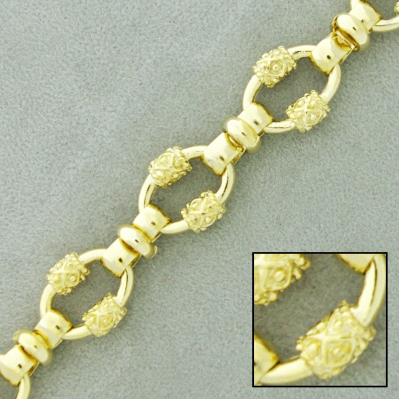 [929560000] Large link brass chain width 13mm