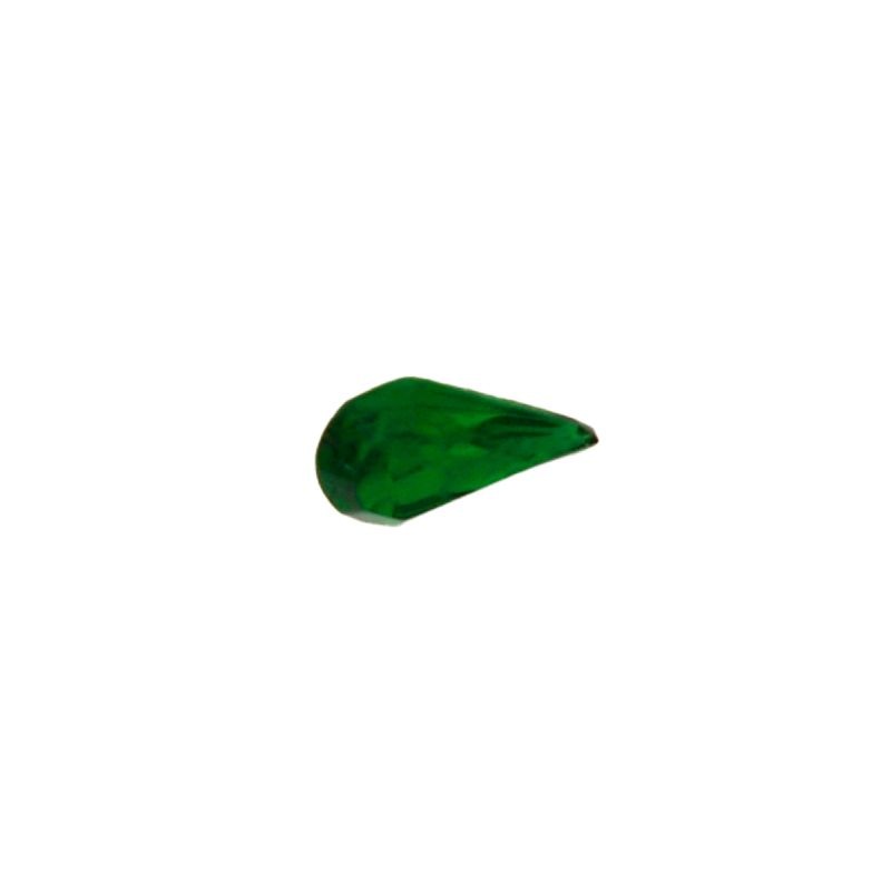 Strass larme 6x10mm base conique couleur émeraude