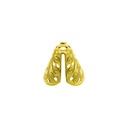 Coquille filigranée 12x10,4mm