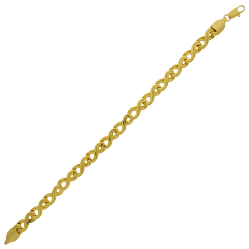[542250000] Bracelet 19cms de laiton largeur 6,7mm