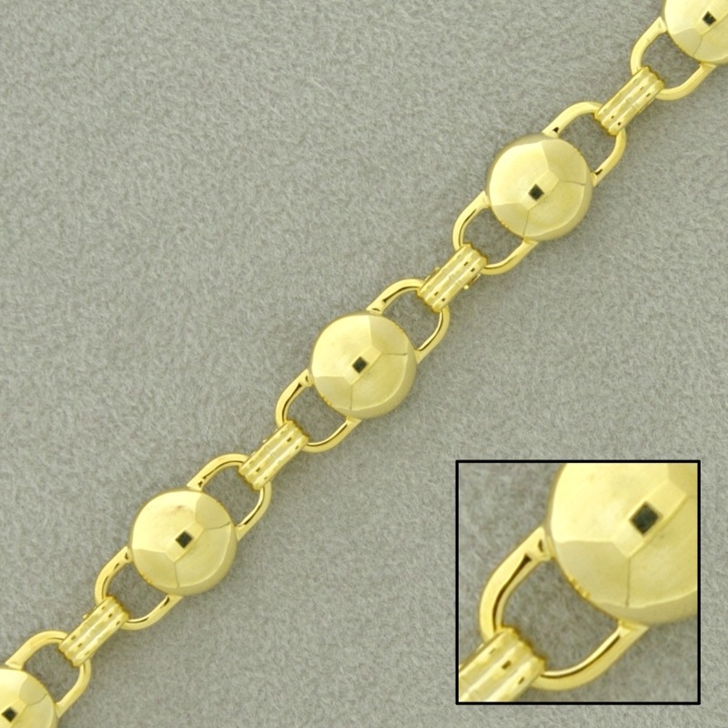 [524680000] Cadena de latón ancho 7mm