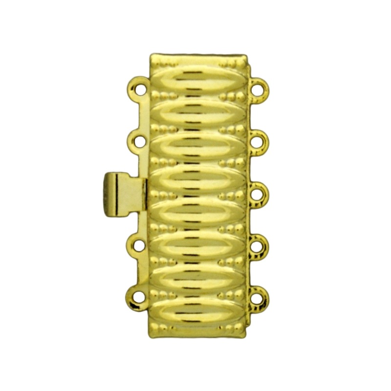 [230240500] Fermoir de collier 5 rangs 30x16mm