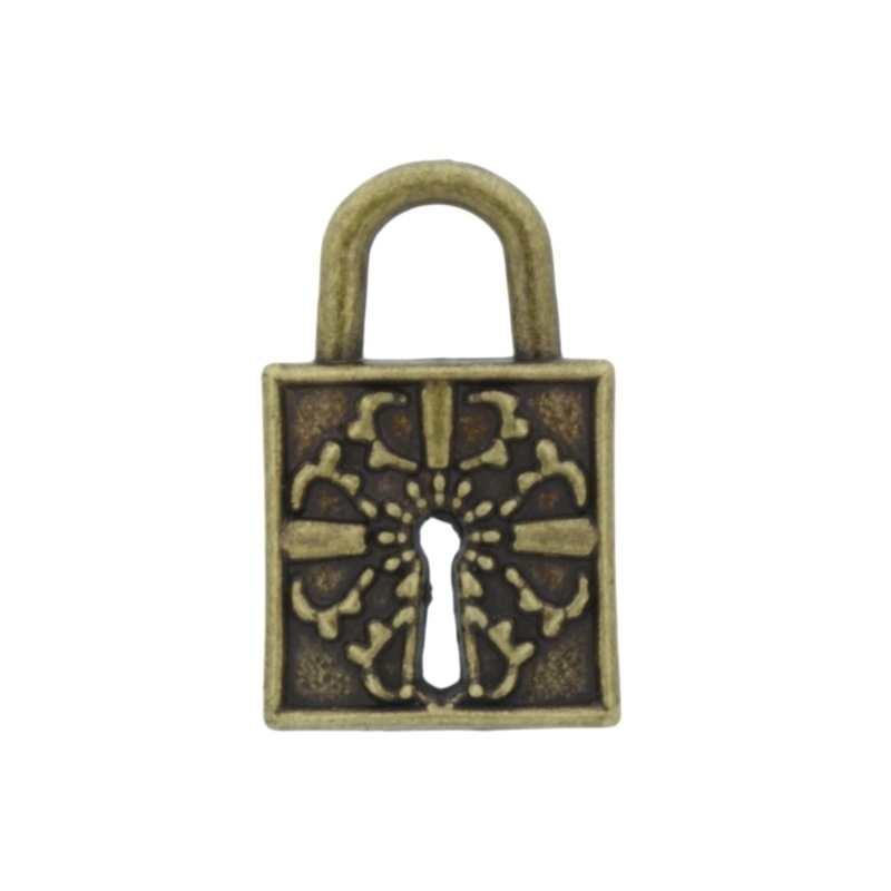 [129240000] Pendentif cadenas 27x17mm