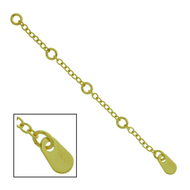 [117690000] Chainette d'extension 64x3,4mm avec 4 anneaux