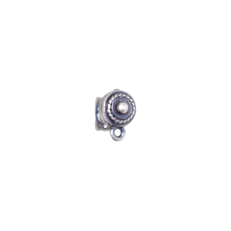 Clou d'oreille rond Ø 7mm avec anneau