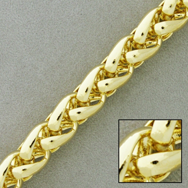 Cadena de latón cordón ancho 11,5mm