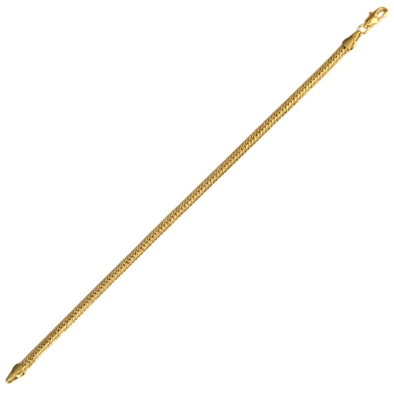 [923912000] Pulsera 18,5cms latón ancho 3,6mm