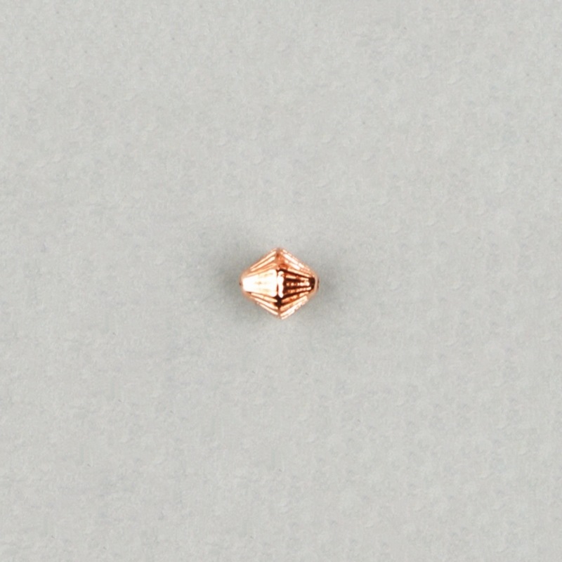 [111280000] Metallize bead 6,5x7mm. Hole Ø 1mm