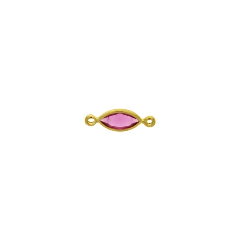 [123022200] Intercalaire navette 10x5mm couleur rose