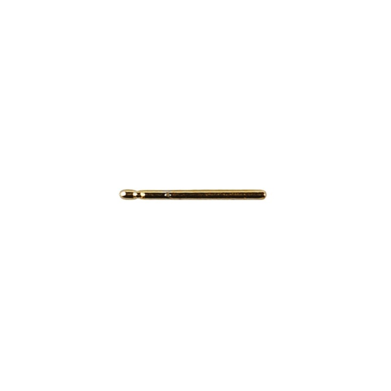 [110841300] Brass earring post 0,9x13mm