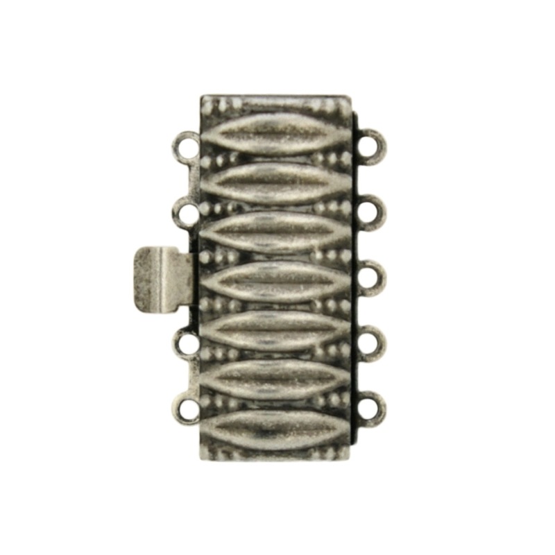 [230250500] Fermoir de collier 5 rangs 25x16mm