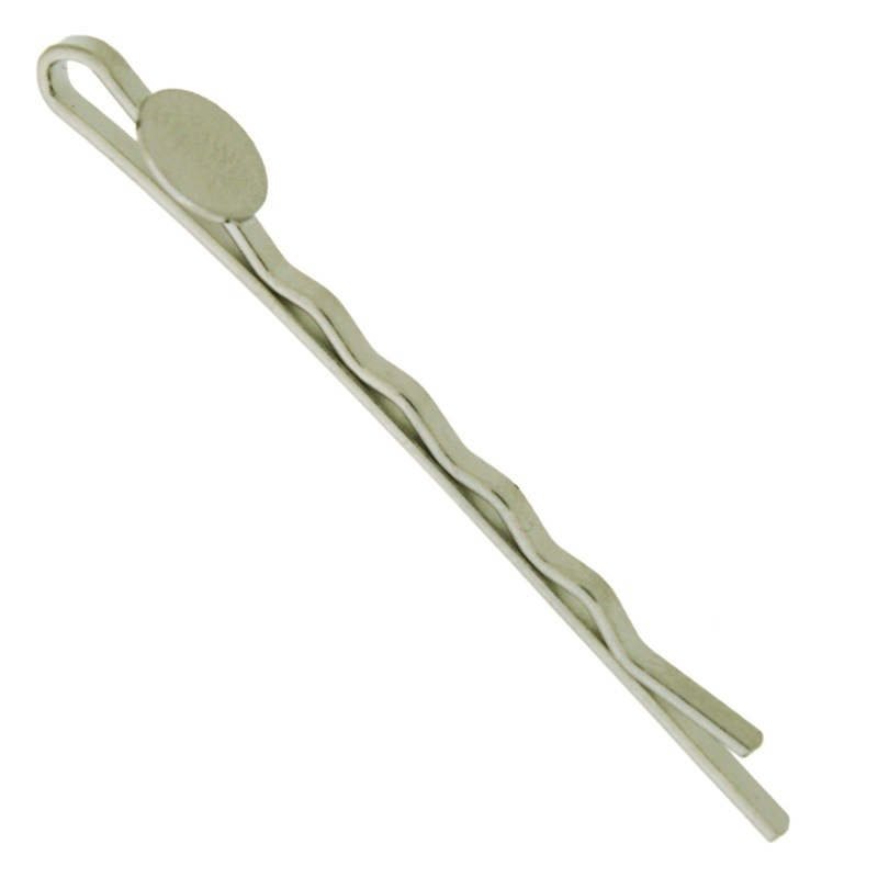 [810400800] Pince pour cheveux 55x2mm avec disque Ø8mm