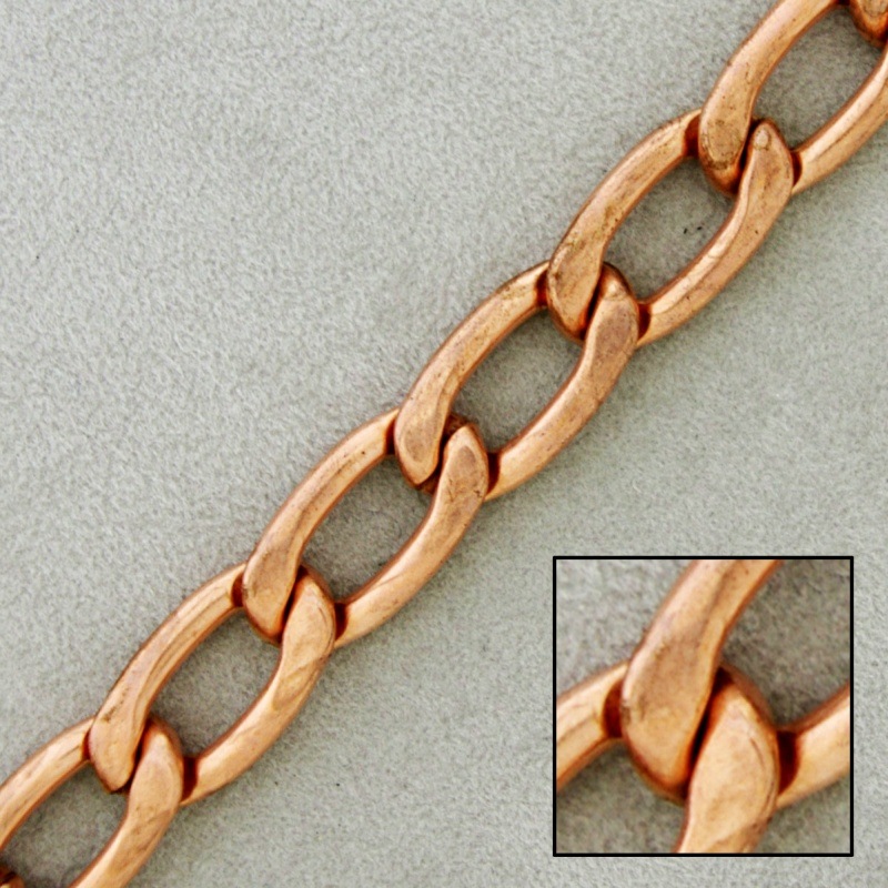 Cadena de hierro barbada laminada ancho 11,1mm