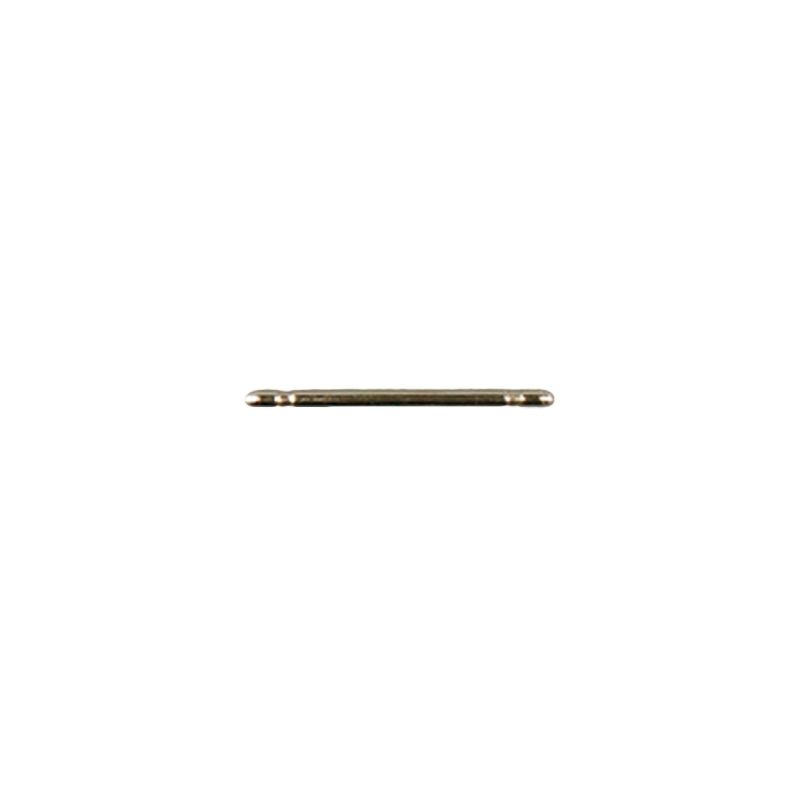 [110861300] Stainless steel earring post 0,7x13mm with double notch