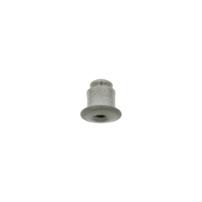 [111401500] Earring clutch 5,3x5,3mm white nickel free. VALID FOR EARRING POSTS WITH A Ø0,7mm DIAMETER.