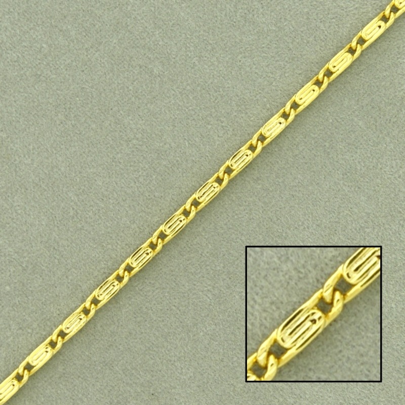 [924780000] Chaîne escargot en laiton largeur 2,2mm