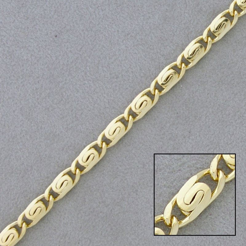 [520260000] Cadena de latón arabesca ancho 4,4mm
