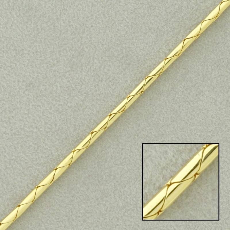 [925270000] Chaîne en laiton cobra largeur 2mm