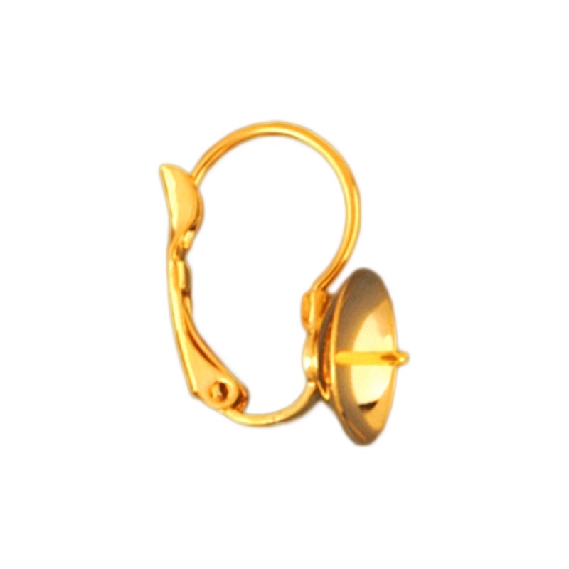 [638051000] Earclip 18x14mm with cup Ø 10mm