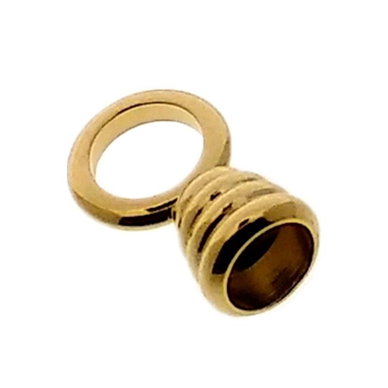 [118110700] Embout rond avec anneau. Int_riur Ø 5mm.