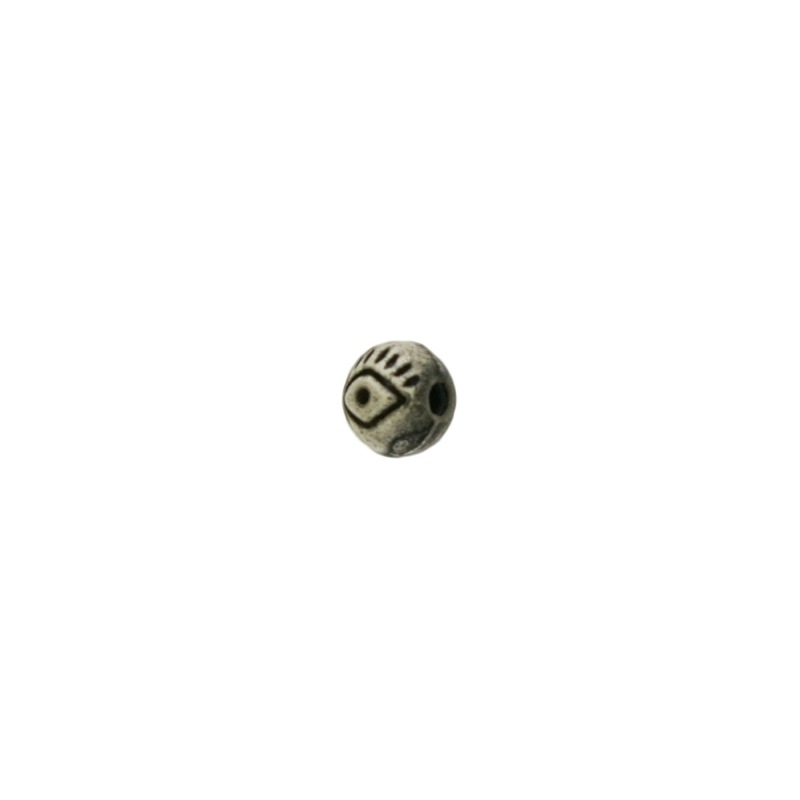 [120780000] Bola grabada Ø 6mm. Agujero Ø 1,5mm.