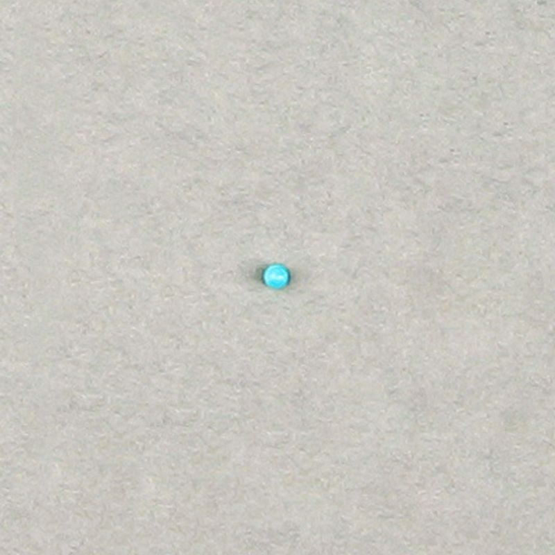 [750300100] Plastic ball Ø 1,5mm turquoise colour