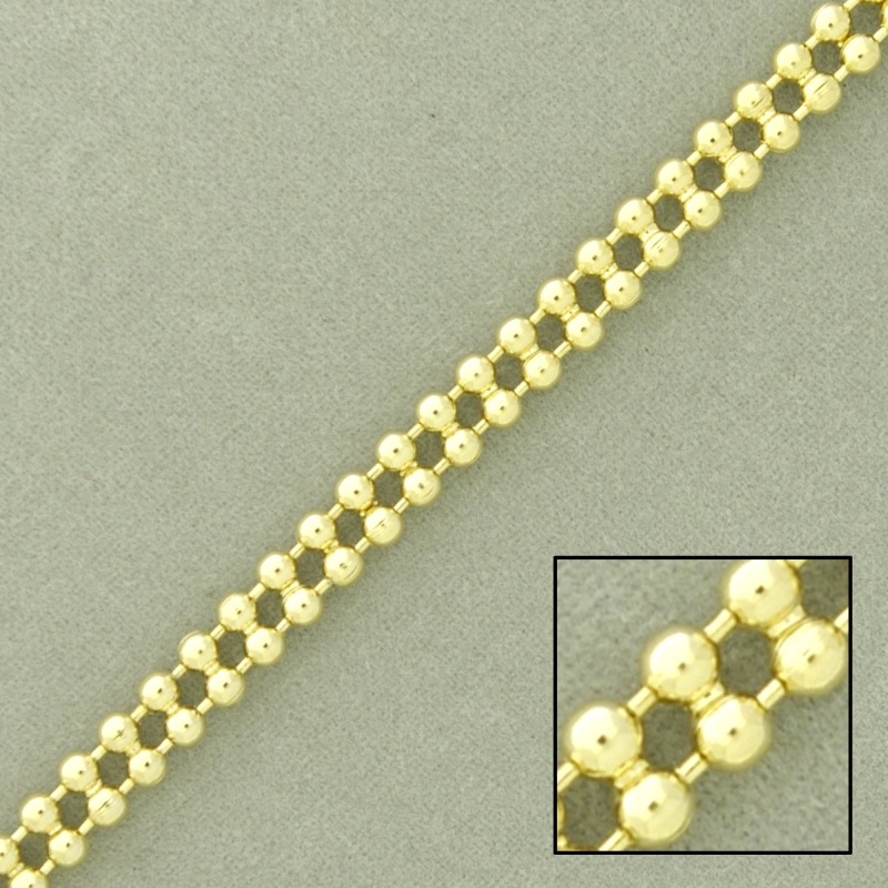 [527270000] Cadena de bolas de latón ancho 4,7mm