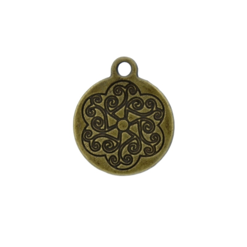 [129080000] Round pendant 22x19mm