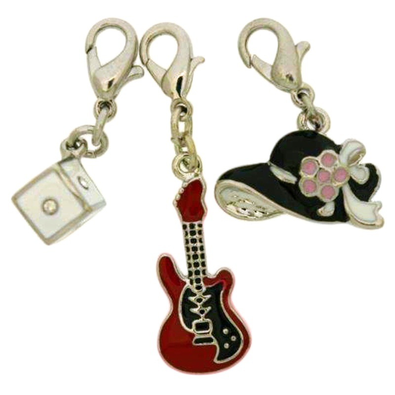 [125011500] Pack 3 pendentifs émaillés (sans nickel)