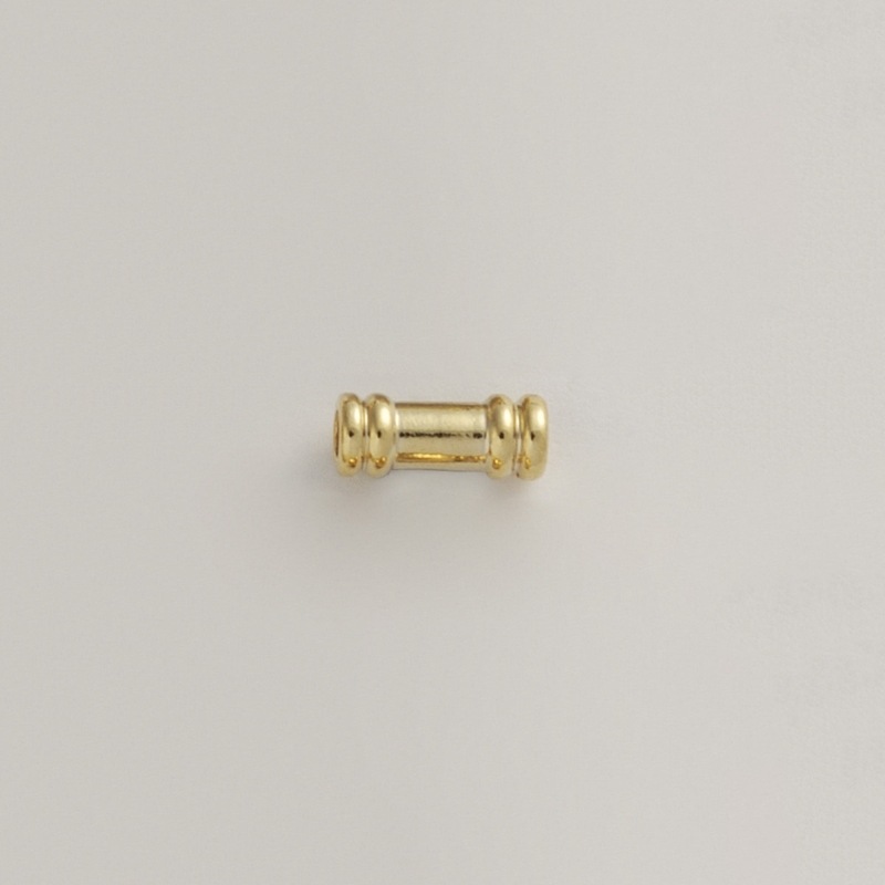 [111080000] Metal bead 3x9mm. Hole Ø 1,5mm