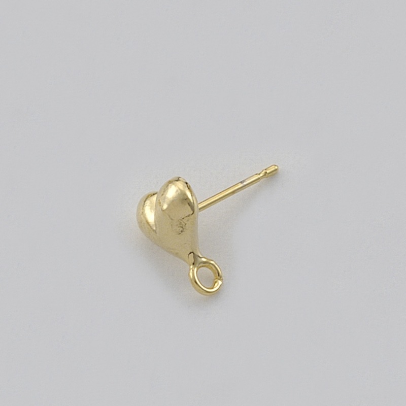 [113430800] Clou d'oreille coeur Ø 5mm avec anneau