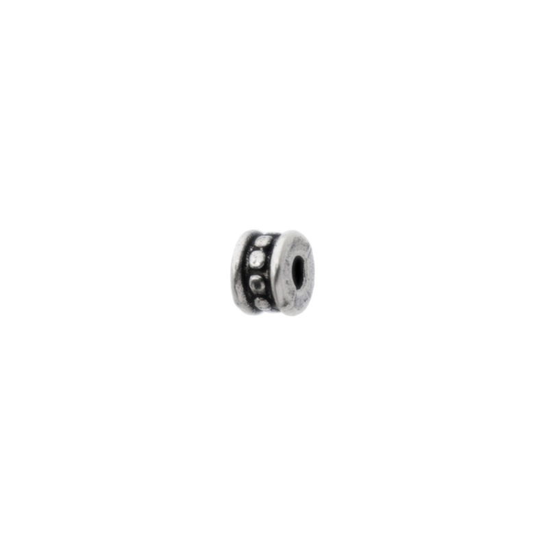 [126620000] Metal bead 6x4,3mm. Hole Ø 2mm