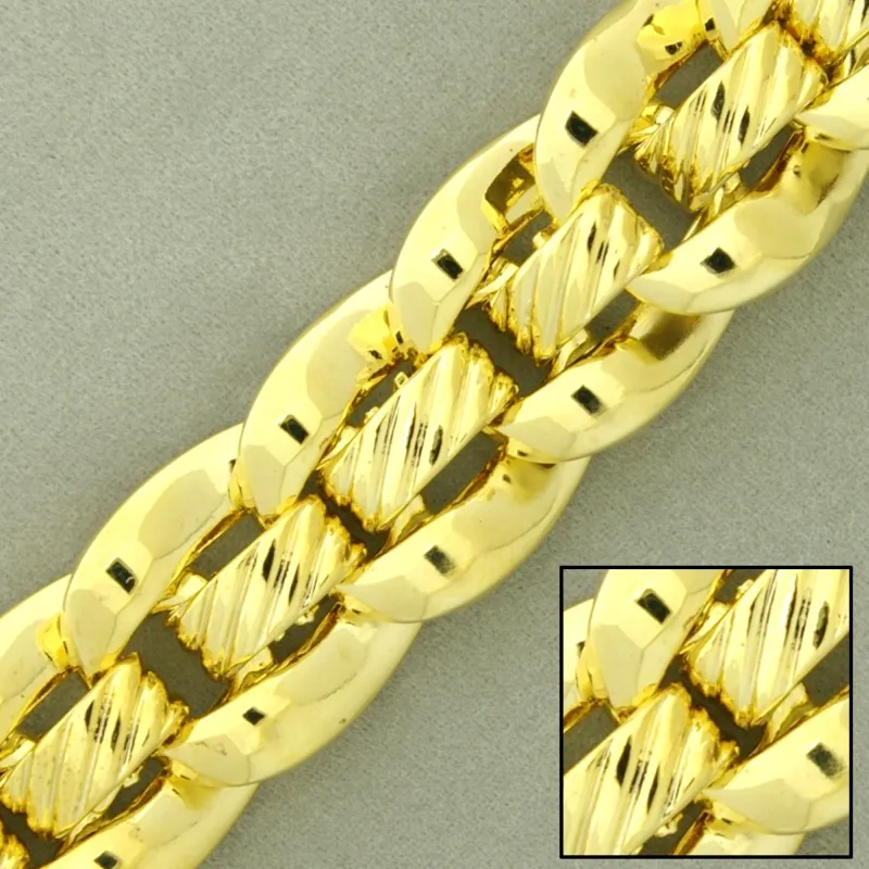 Brass chain width 17,5mm