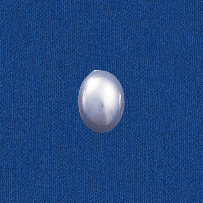 [435340800] Perle oval à  fond plat 6x8 mm