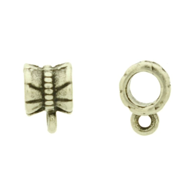 [120380000] Entrepieza 10x7mm con asa. Agujero Ø 4mm