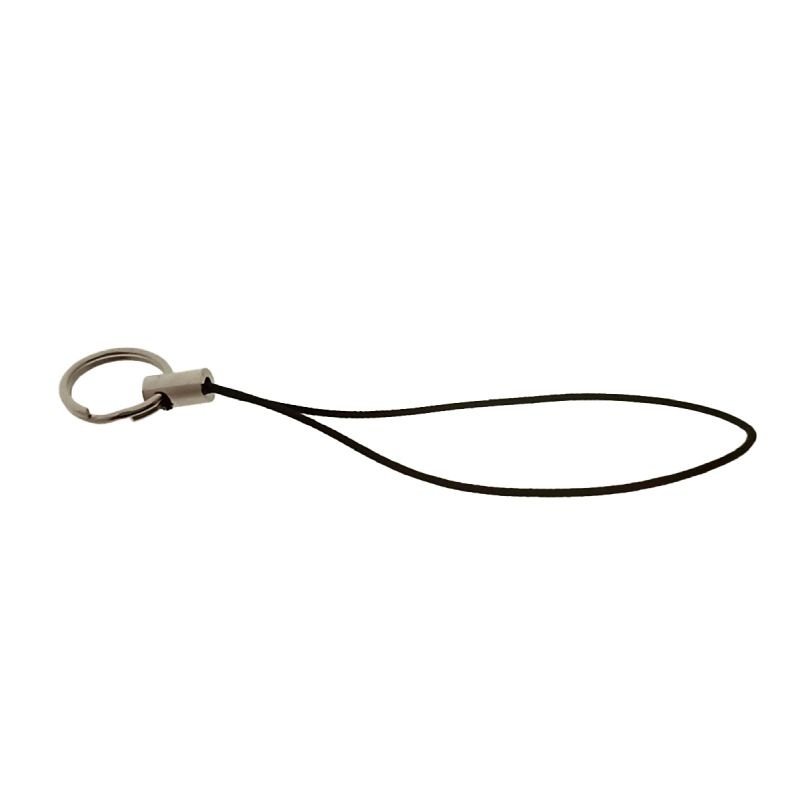 [121809800] Mobile phone cord mounted with double jumpring Ø12mm