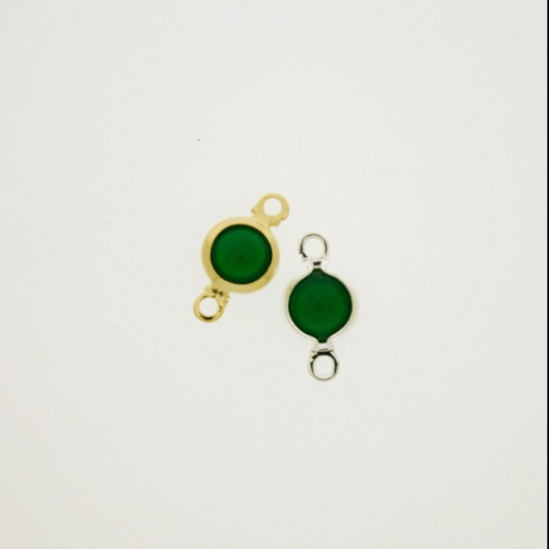 Round strass diam. 6mm chrysopidae colour. Length 13mm