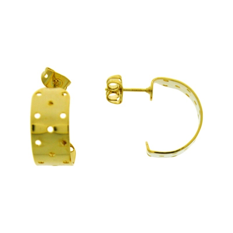 [810370000] Earring base 17x8mm with post Ø0,7mm