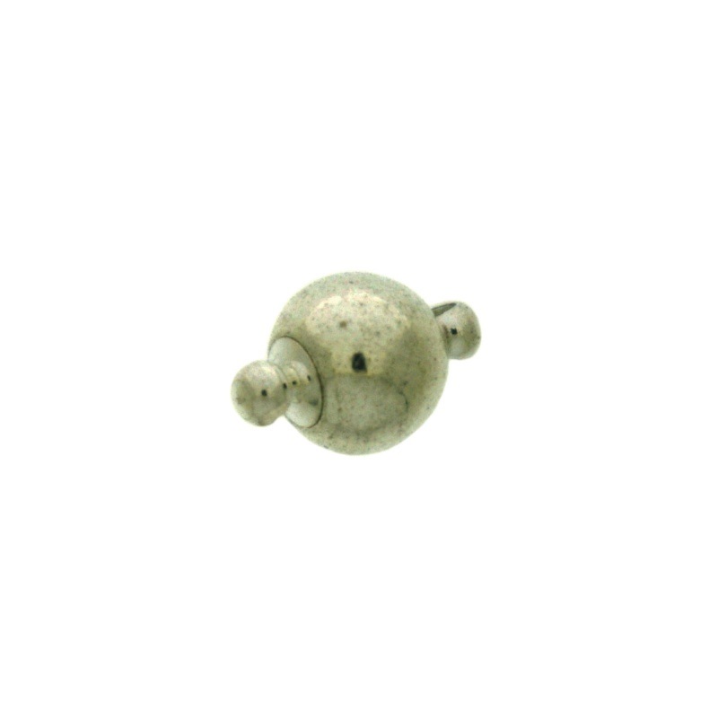 [218500200] Fermoir 16x10mm magnétique argenté.
