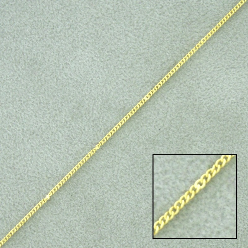 [522130000] Curb brass chain width 0,9mm