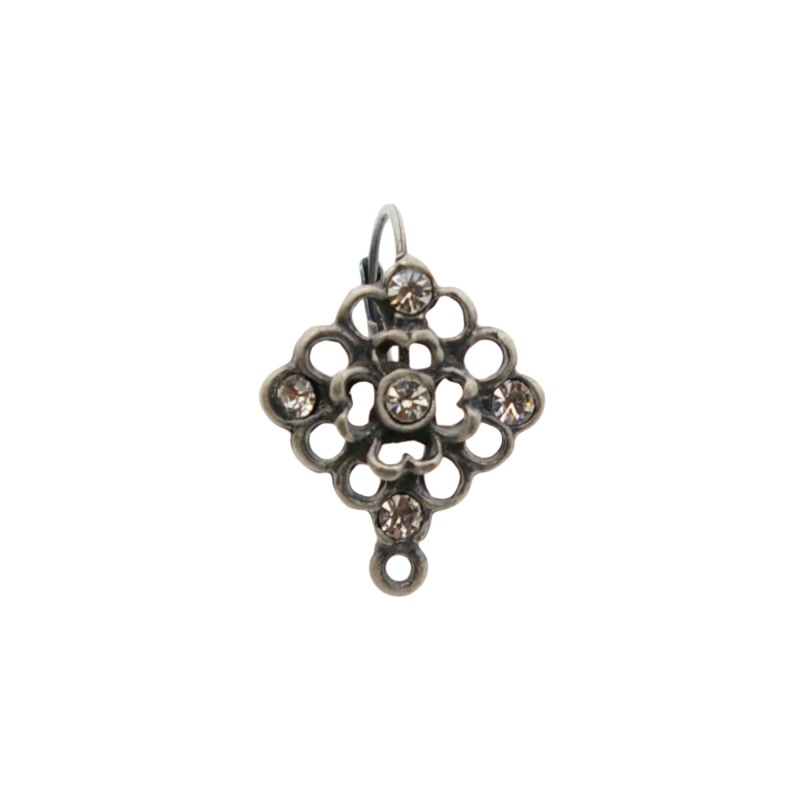 [636900000] Dormeuse losange 14x14mm avec anneau