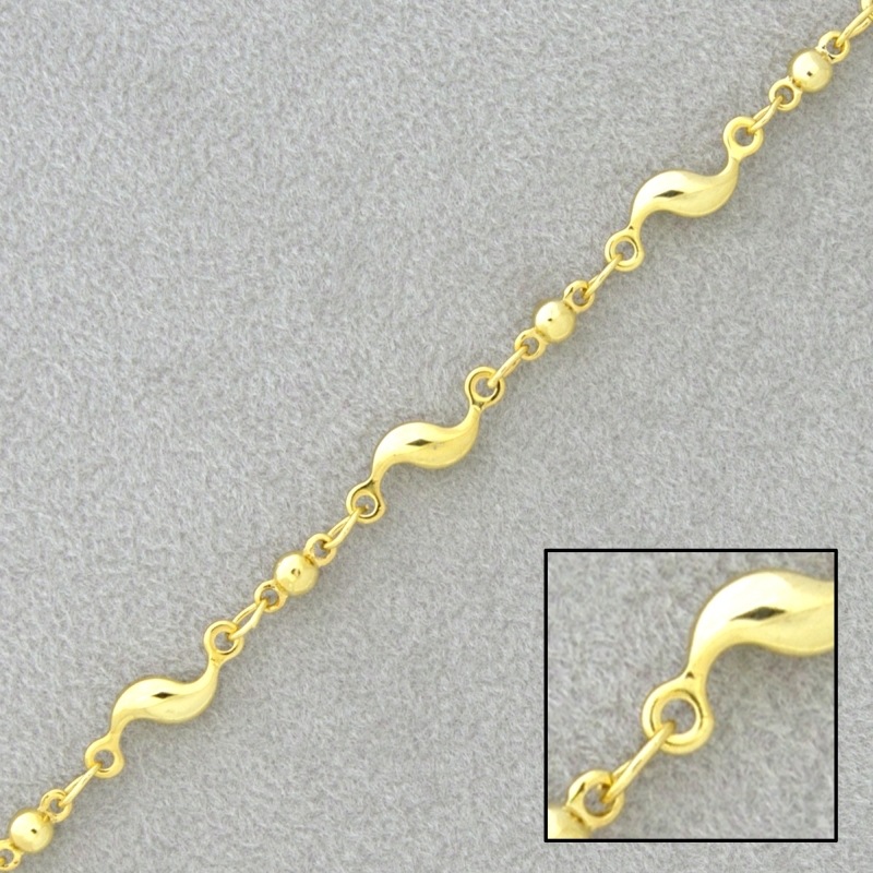Cadena de latón ancho 4mm