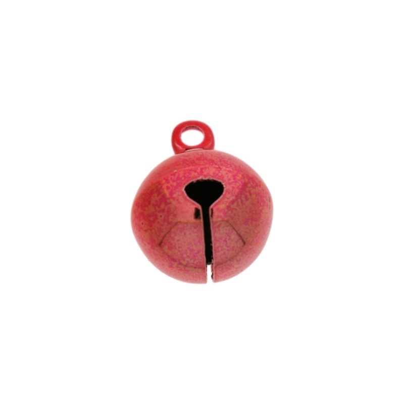 [123341400] Jingle bell Ø 14mm red colour nickel free