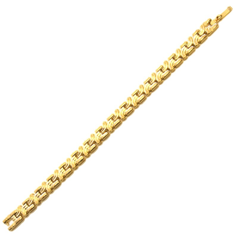 [543060000] Bracelet 18,5cms de laiton largeur 8,7mm