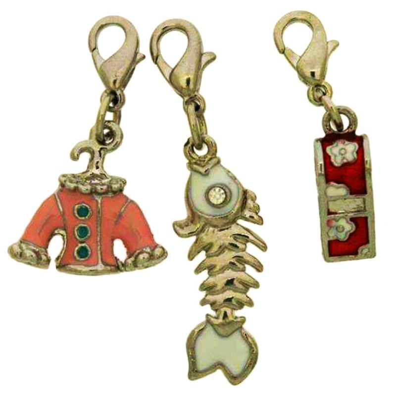 [125010200] Pack 3 colgantes esmaltados (sin níquel)