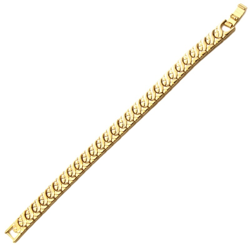 [545220000] Pulsera 19cms latà³n ancho 9,6mm